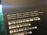 Коробок от телефона Apple iPhone 11 Pro Max Gold 256 gb model A2218, numer zdjęcia 7