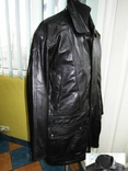 Большая оригинальная кожаная мужская куртка CA. Лот 302, фото №3