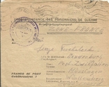 1948 letter from a German prisoner of war from a camp in France to Germany, photo number 2