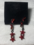 Pendant earrings with a fancy pattern, photo number 3