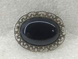 Brooch. Silver 925. Stone., photo number 2