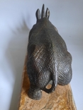 Rhinoceros. Bronze. Sculpture. Marble., photo number 8
