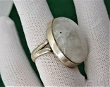 Кольцо Лунный Камень Адуляр, фото №5