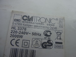 Обігрівач CLATRONIC 2000 W № - 2 з Німеччини, numer zdjęcia 8