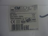 Обігрівач CLATRONIC 2000 W № - 4 з Німеччини, photo number 10