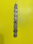 Silver bracelet made of coins, photo number 4