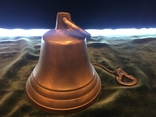 Колокольчик бронза масса 183г. см. видео обзор, фото №4