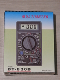 Цифровой мультиметр тестер Digital DT-830B крона+щупи в комплекті, фото №2