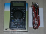 Цифровой мультиметр тестер Digital DT-830B крона+щупи в комплекті, фото №3