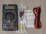 Мультиметр тестер DT-838+вимірювання температури,звукова продзвонка, numer zdjęcia 2