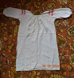 The shirt is old Ukrainian embroidered. Embroidery. Homespun hemp fabric. 97x71 cm. No9, photo number 9