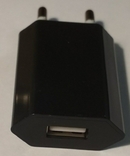 Зарядка.Универсальное USB-зарядное устройство 5V 1.0A черная, фото №4