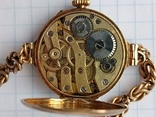 Старинные, золотые женские часы Fram, фото №7