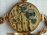 Старинные, золотые женские часы Fram, фото №9