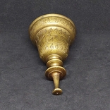Винтажный вызывной колокольчик колокол бронзовый колокольчик бронза ручная гравировка № 9, photo number 6