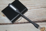Гнучка USB-лед лампа (чорна) (1545), фото №5