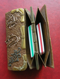 Иудаика. Старинный кожаный кисет, для курительных принадлежностей табака или опиума., фото №5