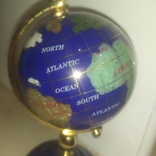 Глобус Земной шар коллекционная настольная композиция Италия, photo number 3