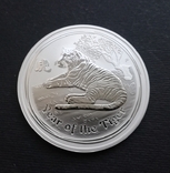 Повний комплект "Рiк Тигра" iнвестицiйних монет Австралii Лунар II, 2010 року, фото №3