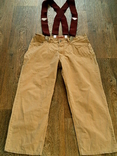 Abrams - фірмові легкі cotton штани +шорти 3 шт.+ підтяжки 2 ш+ футболка+ панама, фото №7
