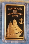 КОПІЯ Зливок золота Goroh Fock 1933 Gold Bar 1 Oz, фото №2