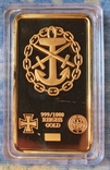 КОПІЯ Зливок золота Goroh Fock 1933 Gold Bar 1 Oz, фото №3