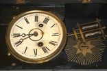 JUNGHANS wall clock with chime workers 1890 year, photo number 7