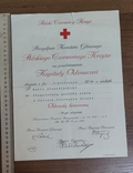 Відзнака пошани Польського Червоного Хреста з документом., photo number 11