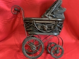 Старинная коляска для антикварных кукол Германия, фото №9