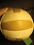 Soccer ball signed by Dynamo masters Kyiv 1981, photo number 4