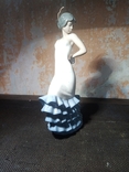Фарфоровая статуэтка Танцовщица Фламенко Lladro Nao. Ручная работа 1983 Испания, фото №5