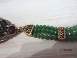 Ethnic bracelet in the style of the Ottoman Empire, enamel, chrysoprase, ruby, photo number 5
