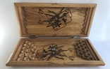 Backgammon. Complete set. Handmade. Tree., photo number 2