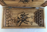 Backgammon. Complete set. Handmade. Tree., photo number 4