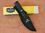 Охотничий Нож Buck 009 Black с чехлом 56HRC 440C реплика, фото №3