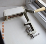 Лапшерезка. Табакорезка. Машинка для нарезки, резки листа табака, конопли. 1981 г. Поломка, фото №8