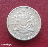 Великобритания 1 фунт стерлингов, фото №2