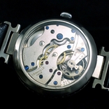Men's wristwatch Wandolec regulator Leonville Swiss, semi-skeleton with crystals, photo number 6