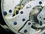 Men's wristwatch Wandolec regulator Leonville Swiss, semi-skeleton with crystals, photo number 8