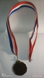 Футбольная медаль на ленте, photo number 3