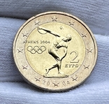 Греція 2 євро, 2004. XXVIII літні Олімпійські ігри, Афіни 2004. UNC., фото №5