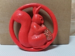 Squirrel with nut celluloid 10 cm celluloid toy price stigma ussr, photo number 2