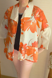 ML original Льняной Стильный пиджак женский в цветочный принт Германия, фото №5