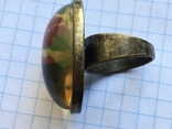 Кольцо матрешка бронза оргстекло, фото №5