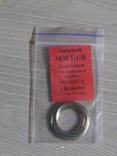 Припій Solder для паяння Sn/Ag/Cu з вмістом срібла з флюсом L1m D1mm, фото №2