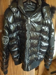 Новая молодежная зимняя куртка-пуховик philipp plein. Оригинал - италия, фото №2