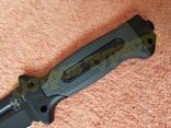 Тактический нож Cоlumbia 4038A Grey c пилой компасом огнивом точилкой стеклобоем 27 см, фото №5