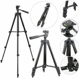 Штатив металлический универсальный для телефона и фотоаппарата Tripod 3120 PRO портативный, numer zdjęcia 2