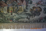 Vintage tapestry "Rural landscape". Production of the GDR. From the USSR. Size 150x67 (60) cm. No. 2, photo number 7