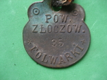 Собачий жетон pow Zloczow Folwarki 35, фото №5